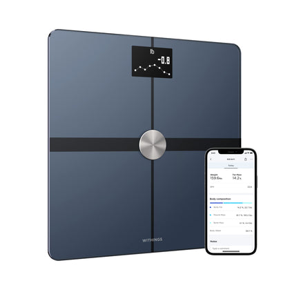 Withings Body+ Wi-Fi bathroom scale for Body Weight - Digital Scale and Smart Monitor Incl. Body Composition Scales with Body Fat and Weight loss management