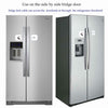 Locks for Refrigerator,2 Pack Fridge Lock with Keys,Lock for a Fridge(White Refrigerator Lock)