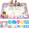 STREET WALK Water Doodle Mat- Kids Painting Writing Doodle Board Toy - Color Drawing Mat Bring Magic Pens Educational Toys for Age 3 4 5 6 7 8 9 10 11 12 Year Old Girls Boys Toddler Gift