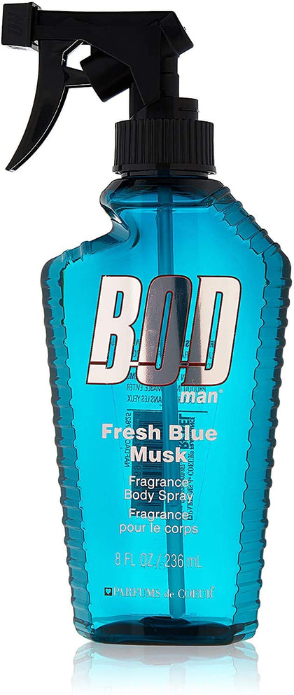 Parfums de Coeur Bod Man Fresh Blue Musk Body Spray 8 oz