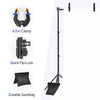 Emart Backdrop Stand 10x7ft(WxH) Photo Studio Adjustable Background Stand Support Kit with 2 Crossbars, 8 Backdrop Clamps, 2 Sandbags and Carrying Bag for Parties Wedding Events Decoration