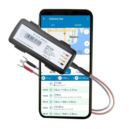GPS7000 -G1-4G LTE- GPS Vehicle Tracker - Hidden Tracking Device for Any Vehicle - Easy Installation in The Vehicle Battery - Waterproof - Friendly Monitoring Platform - Includes 12 Months of Service