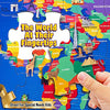 Zigyasaw World Map Puzzle Game - 54 Piece Floor Puzzles for Kids Ages 4-8+ - Educational Geography Game with Quiz Cards - Learning and Intellectual Development Jigsaw Puzzles