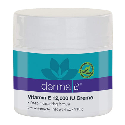 Derma-E Vitamin E Creme 12000 IU - 4 Oz, 2 pack
