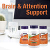 NOW Supplements, Brain Elevate, Featuring Ginkgo Biloba, RoseOx® and Phosphatidyl Serine, 120 Veg Capsules