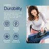 Electrolux Professional Steam Iron for Clothes, 1700-Watts Clothing Iron with Rapid Heat, Adjustable Steamer and Self-Clean Ceramic Soleplate - Blue, LX1700