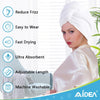 AIDEA Microfiber Hair Towel Wrap, 5 Pack Hair Turbans, Super Absorbent Quick Dry Hair Towel Wrap for All Hair Types Anti Frizz, 26