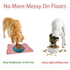 TOKAYIFE Cat Food Mat, Silicone Pet Feeding Mat for Floor Non-Slip Waterproof Dog Water Bowl Tray Cushion (17