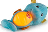 Fisher-Price Musical Baby Toy, Soothe & Glow Seahorse, Plush Sound Machine with Lights & Volume Control for Newborns, Blue