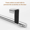 Mosuch Stainless Steel Over Door Towel Rack Bar Holders for Universal Fit on Over Cabinet Cupboard Doors 2 Pack (Sliver)