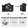 Sony Alpha 7 IV Full-frame Mirrorless Interchangeable Lens Camera,Body Only , Black