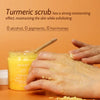Liyalan Turmeric Body Scrub Moisturizing and Exfoliating Body, Face, Hand, Foot Scrub,Nourishes Skin,Deep Cleansing 7.8oz