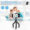 Ubeesize Phone Tripod, Portable and Flexible Tripod with Wireless Remote and Clip, Cell Phone Tripod Stand for Video Recording Black
