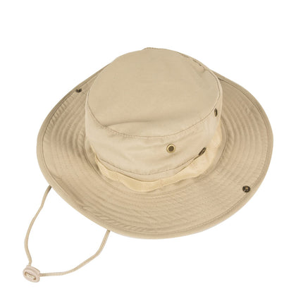 Sun Hats for Men Women Bucket Hat UPF 50+ Boonie Hat Foldable UV Protection Hiking Beach Fishing Summer Safari(1pack-Beige)