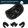 Silicone VR Face Cover for Quest 3 Original Headset, Face Pad Face Cushion Compatible with Meta Oculus Quest 3 Face Cover Skin Accessories