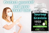 1950mg Soursop Graviola Capsules (Guanábana) Organic Leaves Powder Rich in Potent Anti-Oxidants - 120 Capsules 40 Servings