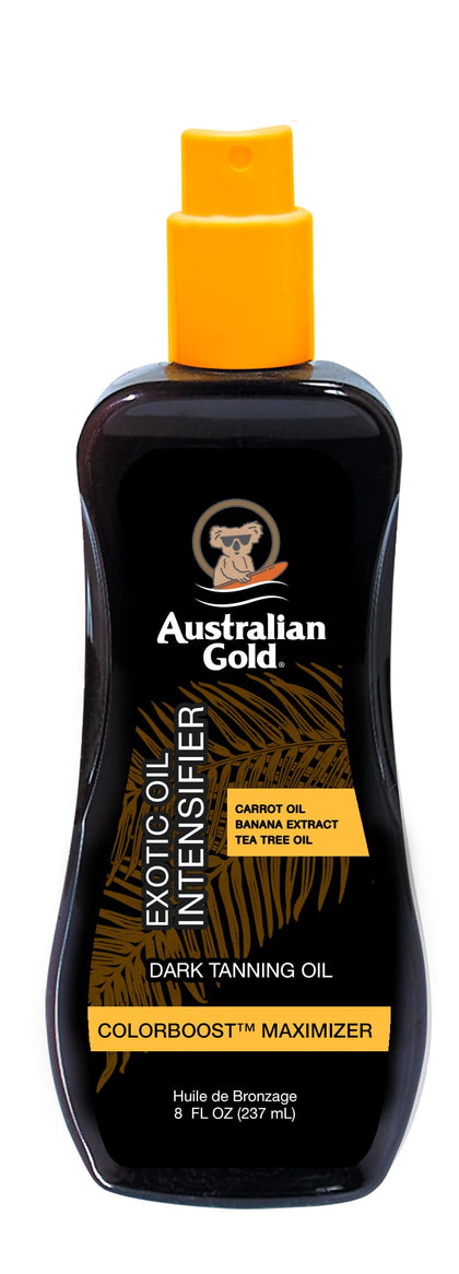 Australian Gold Dark Tanning Exotic Oil, Carrot Extract Formula, 8 Fl Oz (Pack of 1) (Packaging may vary)