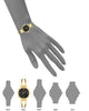 Anne Klein Women's Japanese Quartz Dress Watch with Metal Strap, Gold, 14 (Model: AK/2626BKGB)