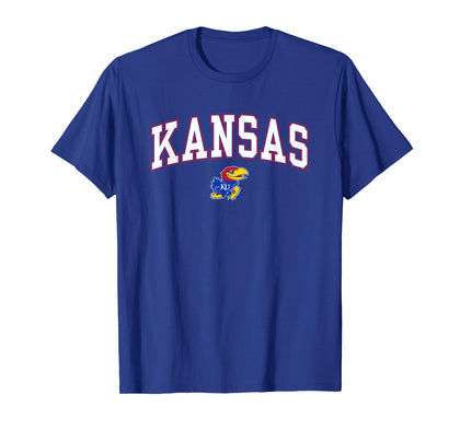 Kansas Jayhawks Varsity Blue Officially Licensed T-Shirt