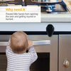 EUDEMON 1 PackChildproof Oven Door Lock, Oven Front Lock Easy to Install and Use Durable and Heat-Resistant Material no Tools Need or Drill (Black)(NOT Suit for All OVNES)