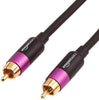 Amazon Basics RCA Audio Cable for Stereo Speaker or Subwoofer with Gold-Plated Plugs, 35 Foot, Black