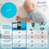 DreamBe-1 by OnSky Contactless Smart Baby Breathing Monitor, Realtime Heart Rate and Sleep Tracker-Monitor Baby Anywhere, Anytime -WiFi, Motion and Crying Notifications, Room Temp (Blue)