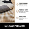 The Original Gorilla Grip Extra Strong Rug Pad Gripper, Thick, Slip and Skid Resistant Pads for Hard Floors Under Carpet Mat Cushion and Hardwood Floor Protection 2x3 FT