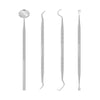 Dental Cleaning Tools Set For At Home Use - Oral Care Dental Hygiene Kit Includes Teeth Scraper For Plaque, Mirror, Scaler, Pick - These Teeth Cleaning Tools Are Made From Stainless Steel