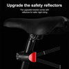 Fokecci Reflectors Bike for AirTag Holder - Airtag Bike Mount with Cable Bike Combination Lock, Hide Anti Theft GPS Tracker for Bikes AirTag Accessories