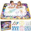 Water Doodle Mat - Kids Painting Writing Doodle Board Toy - Color Doodle Drawing Mat Bring Magic Pens Educational Toys for Age 2 3 4 5 6 7 8 Year Old Girls Boys Toddler Gift