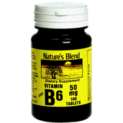 Nature's Blend Vitamin B-6 50mg
