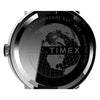 Timex Men's Midtown 38mm Watch - White Dial Stainless Steel Case Black Strap