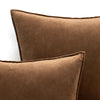 MIULEE Pack of 2 Decorative Velvet Throw Pillow Cover Soft Chocolate Pillow Cover Soild Square Cushion Case for Sofa Bedroom Car 18x 18 Inch 45x 45cm