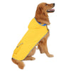 HDE Reversible Dog Raincoat Hooded Slicker Poncho Rain Coat Jacket for Small Medium Large Dogs Ducks Yellow - XL