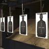 50 Pack Paper Shooting Targets for Range Bulk, Silhouette for Hunting, Handguns, Pistols, Rifles (17 X 25 in)