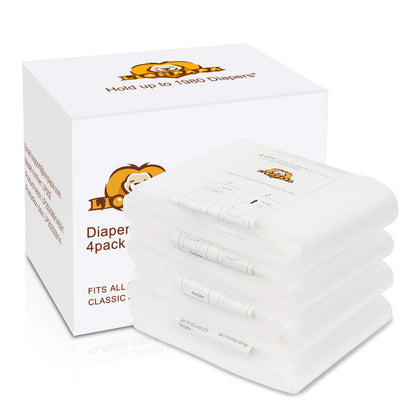 Lionpapa Refills Compatible with Dekor Classic Diaper Pails Pails,4 Pack