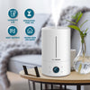 PurSteam Humidifiers for Large Room & Bedroom, 5L Cool Mist Ultrasonic Whisper-Quiet Oil Diffuser for Baby Nursery and Plants, Humidifying Unit for Whole House, Auto Shut-Off, Up to 20h of Operating