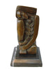 Toperkin Abstract Sculpture Bronze Female Statue Metal Figurine BSE-001