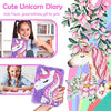 Unicorn Diary for Girls with Lock and Keys, Unicorn Journal, Magic Unicorn Notebook for Kids and Adults, Plush Secret Diary Lined Notebook 160 Pages for Writing and Drawing, Unicorn Gifts For Girls