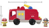 Fisher-Price Little People Musical Toddler Toy Helping Others Fire Truck with Lights Sounds & 2 Figures for Ages 1+ Years