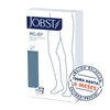JOBST Relief Compression Stockings 20-30 mmHg Thigh High Silicone Dot Band Open Toe Beige Small