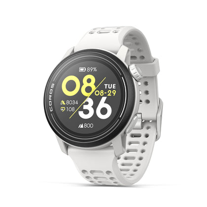 COROS PACE 3 Sport Watch GPS, Lightweight and Comfort, 24 Days Battery Life, Dual-Frequency GPS, Heart Rate, Navigation, Sleep Track, Training Plan, Run, Bike, and Ski (White Silicone)