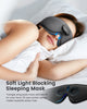 Sleep Headphones Sleep Mask with Bluetooth Headphones, RENPHO Ultra Soft 3D Blackout Wireless Sleeping Mask for Side Sleepers, Comfort Night Eye Mask, White Noise Eye Mask, Christmas Gift