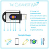 The Cleanest Way UV Scrub UVC Micro Sterilization Unit | Plugs into Your Phone for on-The-go Cleaning and sanitizing | Perfect for Restaurants, Elevators, Door Handles and More (iOS)