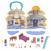 Mattel Disney Wish Mini Doll & Dollhouse Playset, Asha of Rosas Cottage with Micro Doll, Star Figure & 15+ Furniture & Accessories, Travel Toys