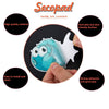 Secopad Non Slip Bathtub Stickers, 20 Large Sea Adhesive Kids Anti Slip Decal Threads for Shower and Bath Tub with Premium Scraper