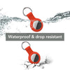 Compatible with AirTag Case Holder Silicone Key Ring/Chain Compatible with Apple AirTag GPS Item Finders Accessories 4 Pack