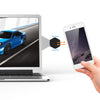 xcivi Monitor Side Mount Magnetic Bracket Laptop Duo Screen Mount - Mount Your Smartphone to Your Laptop (Sliver)