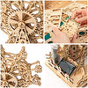 Solar 3D Wooden Puzzles for Adults Birthday Gifts for Kids Ages 6-8-10-12-14 Ferris Wheel DIY Model Kit Educational Puzzle Building Toys STEM Projects Science Experiments