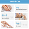 Fu Store Foot Files Callus Remover 2 Pcs Stainless Steel Foot Rasp and Dual Sided Foot File Professional Scrubber Pedicure Tools Premium for Foot Care